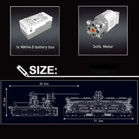 Thumbnail for Building Blocks Technic Expert Motorized Plotter Bricks Toy - 4
