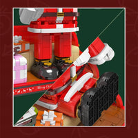 Thumbnail for Building Blocks Creator Expert MOC City Santa Claus Bricks Toy - 7