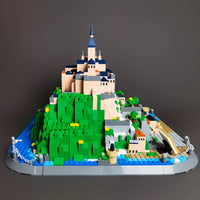 Thumbnail for Building Blocks Architecture MOC Famous Saint Michel Mount Bricks Toy - 7