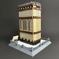 Thumbnail for Building Blocks MOC Architecture New York Flatiron Bricks Kids Toys 4220 - 8