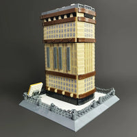Thumbnail for Building Blocks MOC Architecture New York Flatiron Bricks Kids Toys 4220 Construction Set Toys - 8