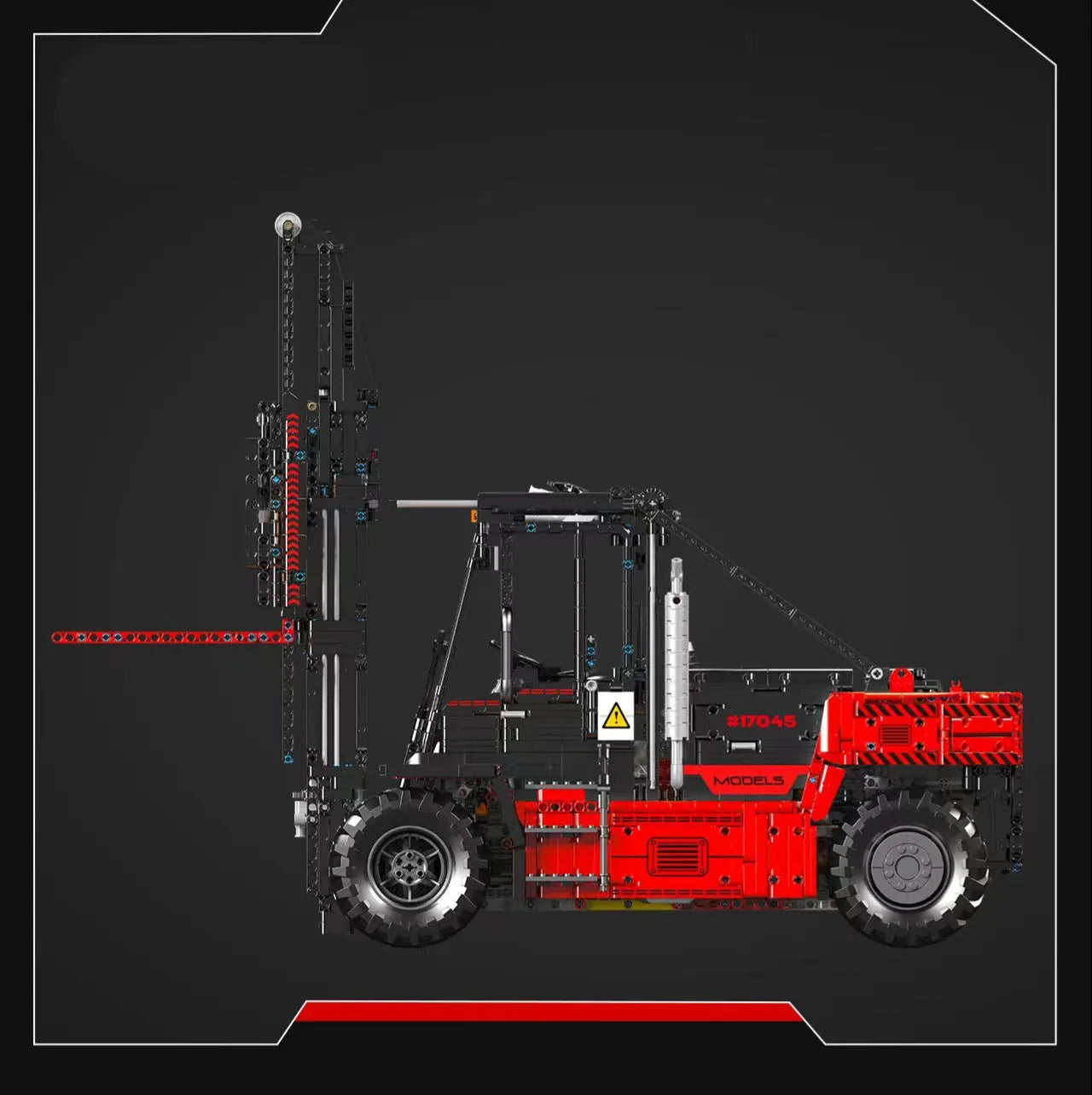 Building Blocks Tech Motorized Heavy Duty Forklift Truck Bricks Toy Construction Set Toys - 3