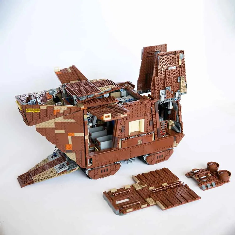Building Blocks Star Wars MOC The Sandcrawler Bricks Toy - 7