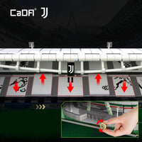 Thumbnail for Building Blocks Creator Expert MOC Juventus Allianz Stadium Bricks Toy - 11