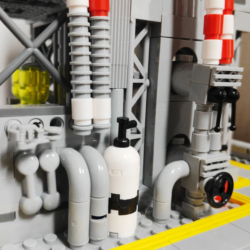 Building Blocks Creator Experts MOC City Chemical Plant Bricks Toy - 9