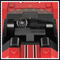 Thumbnail for Building Blocks Tech Mini Ferrari F8 Speed Champions Racers Bricks Toy Construction Set Toys - 7