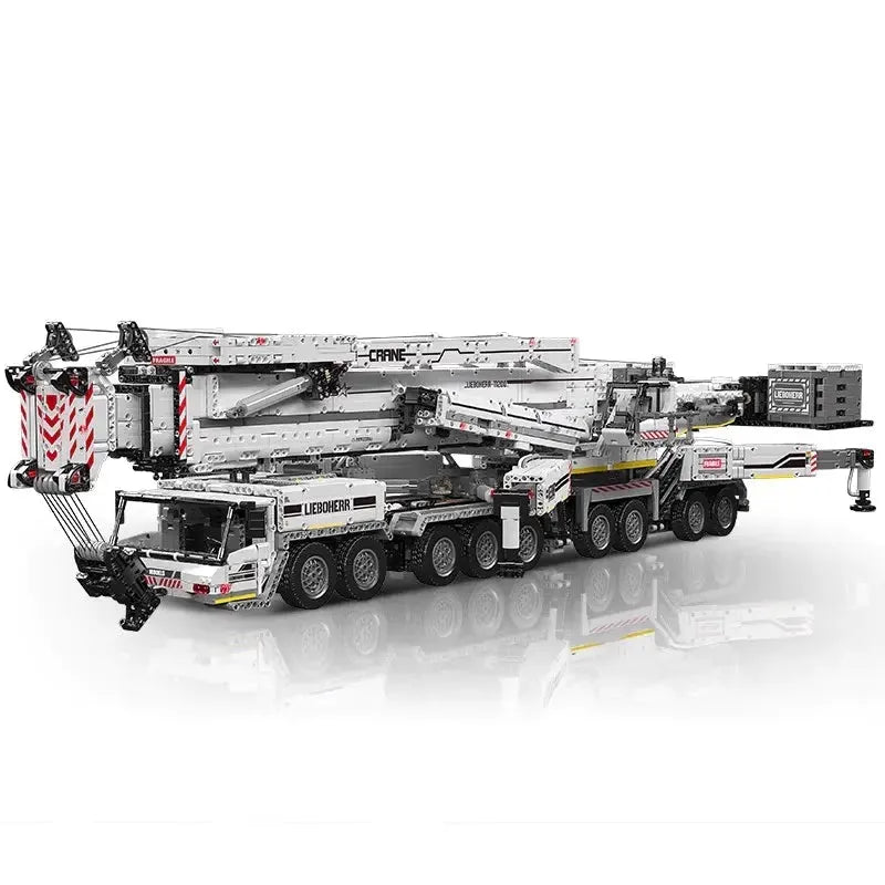 Building Blocks Tech MOC Motorized Liebherr LTM 11200 Crane Bricks Toy - 1