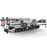 Thumbnail for Building Blocks Tech MOC Motorized Liebherr LTM 11200 Crane Bricks Toy - 1