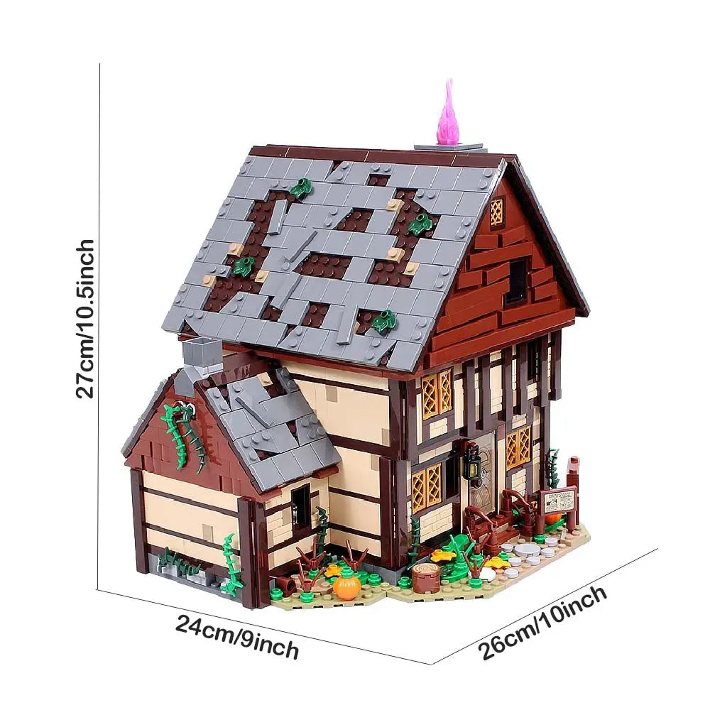 Building Blocks Ideas Creator MOC Sanderson Sisters Cottage Bricks Toy - 3