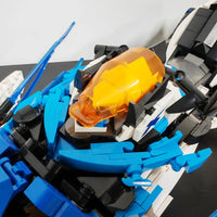 Thumbnail for Building Blocks Tech MOC CYBERANGEL Concept Motorcycle Bricks Toy - 21