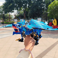 Thumbnail for Building Blocks Creator Ideas Movie MOC Water Dragon Bricks Toy Construction Set Toys - 3