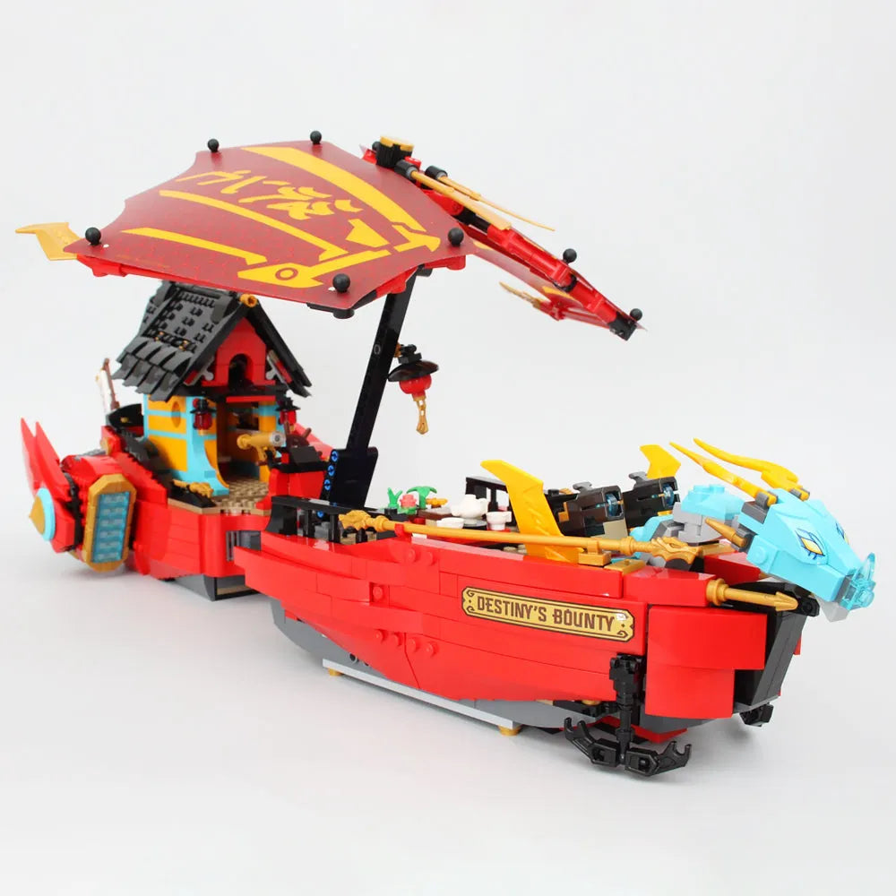 Building Blocks Movie Ninjago Destiny Bounty Race Against Time Bricks Toy Construction Set Toys - 2