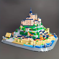Thumbnail for Building Blocks Architecture MOC Famous Saint Michel Mount Bricks Toy - 1