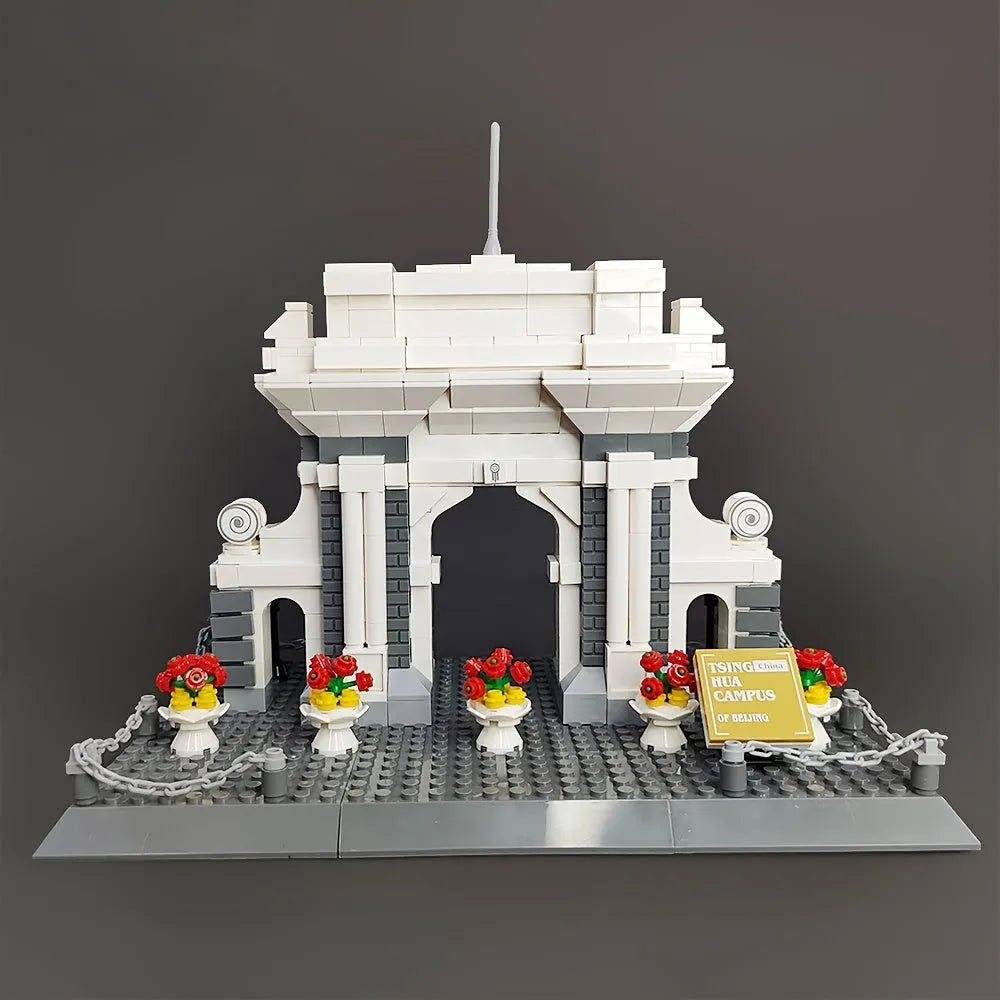 Building Blocks Creator Expert China Beijing Tsinghua Campus Bricks Toy Construction Set Toys - 10