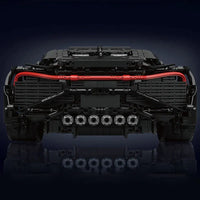 Thumbnail for Building Blocks MOC Motorized Bugatti La Voiture Noire Racing Car Bricks Toy - 7
