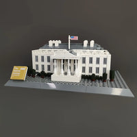 Thumbnail for Building Blocks MOC Architecture 7018 White House Bricks Skyline Kids Toys Construction Set Toys - 10