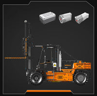 Thumbnail for Building Blocks Tech Motorized RC Heavy Forklift Truck Bricks Toy Construction Set Toys - 9