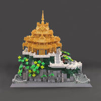 Thumbnail for Building Blocks Architecture Famous China LAOJUN Mountain Bricks Toy - 17
