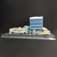 Thumbnail for Building Blocks MOC Architecture NY United Nations HQ Bricks Kids Toys - 2