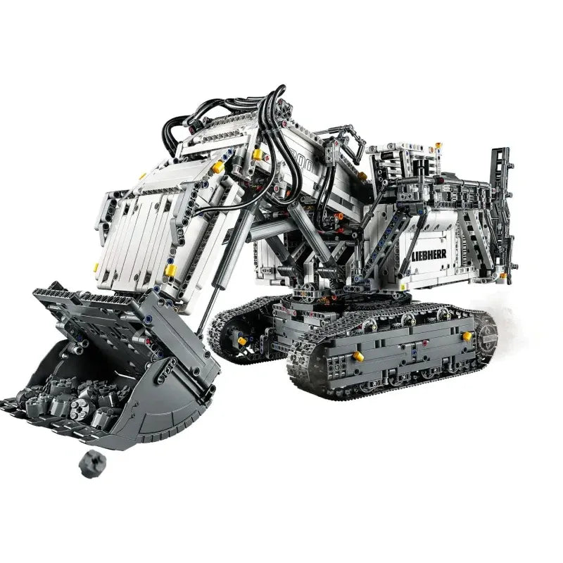 Building Blocks Tech MOC Liebherr R9800 Excavator Bricks Toy - 1