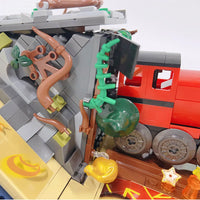 Thumbnail for Building Blocks Harry Potter MOC Hogwarts Express Train Bricks Toy - 7