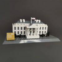 Thumbnail for Building Blocks MOC Architecture 7018 White House Bricks Skyline Kids Toys - 1