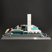 Thumbnail for Building Blocks MOC Architecture NY United Nations HQ Bricks Kids Toys Construction Set Toys - 15