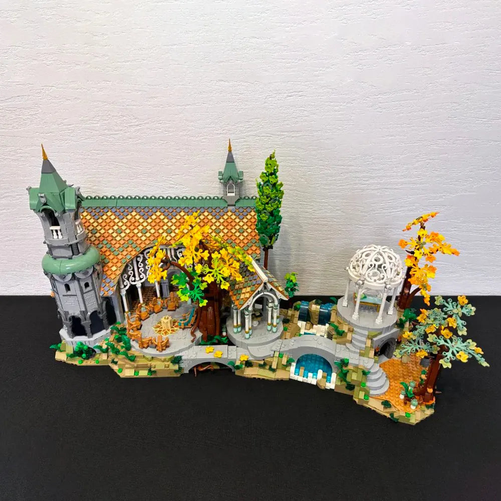 Building Blocks Rivendell The Lord of Rings Creator Experts Bricks Toy Construction Set Toys - 8