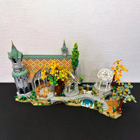 Thumbnail for Building Blocks Rivendell The Lord of Rings Creator Experts Bricks Toy Construction Set Toys - 8