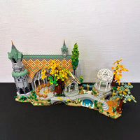 Thumbnail for Building Blocks Rivendell The Lord of Rings Creator Experts Bricks Toy - 8