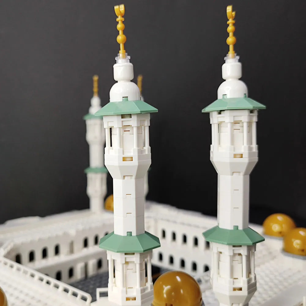 Building Blocks Architecture MOC Great Mecca Grand Mosque Bricks Toy Construction Set Toys - 15