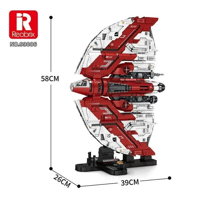 Building Blocks Star Wars MOC UCS T6 Shuttle Spacecraft Bricks Toy Construction Set Toys - 1
