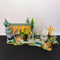 Thumbnail for Building Blocks Creator Expert Rivendell The Lord of Rings Bricks Toy - 8