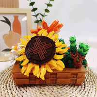 Thumbnail for Building Blocks Creator Expert MOC Creeper Plant Potted Bricks Toy Construction Set Toys - 13