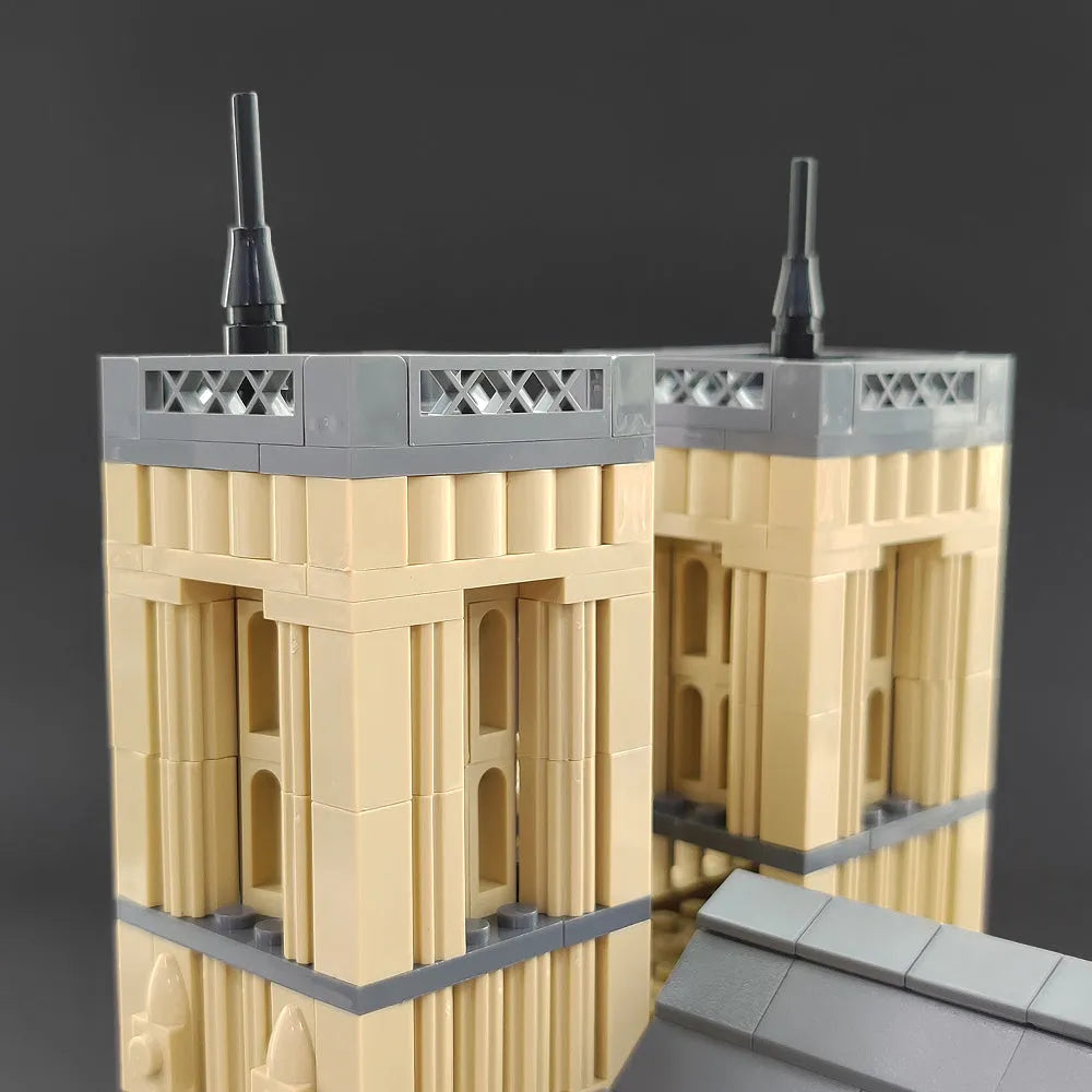 Building Blocks MOC Architecture Paris Notre Dame Cathedral Bricks Toy Construction Set Toys - 24
