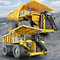 Thumbnail for Building Blocks Tech MOC CR240E Mining Dump Truck Bricks Toy - 10