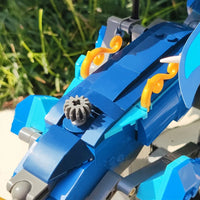 Thumbnail for Building Blocks Creator Ideas Movie MOC Water Dragon Bricks Toy Construction Set Toys - 9