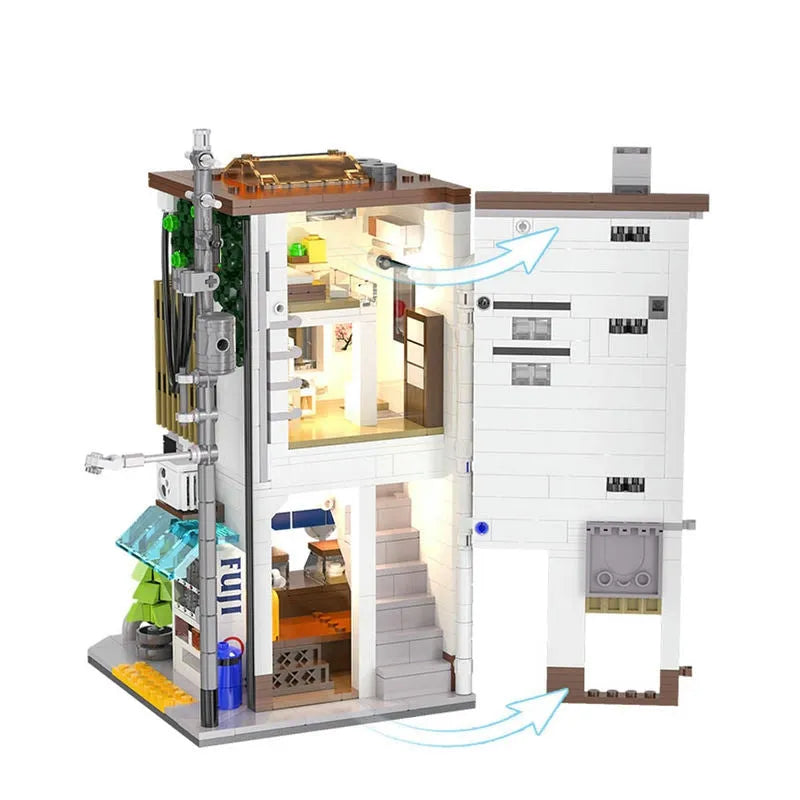 Building Blocks Expert Creator City Bun Shop Store Bricks Toys EU Construction Set Toys - 2