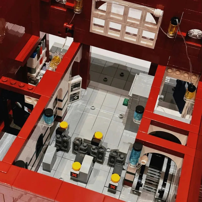 Building Blocks Creator Street City MOC London Underground Bricks Toy Construction Set Toys - 11