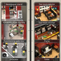Thumbnail for Building Blocks Creator Street City MOC London Underground Bricks Toy Construction Set Toys - 6
