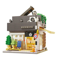 Thumbnail for Building Blocks City Street Creator Japanese Summer Coffee Shop Bricks Toy - 3
