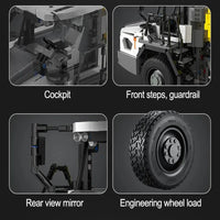 Thumbnail for Building Blocks MOC RC Motorized Large Dump Truck Car Bricks Toy EU Construction Set Toys - 20