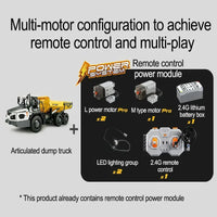 Thumbnail for Building Blocks MOC RC Motorized Large Dump Truck Car Bricks Toy EU Construction Set Toys - 8