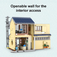 Thumbnail for Building Blocks Creator Expert Japanese House Tea Store Shop Bricks Toy Construction Set Toys - 7