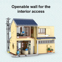Thumbnail for Building Blocks Creator Expert Japanese House Tea Store Shop Bricks Toy - 7