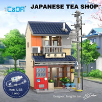 Thumbnail for Building Blocks Creator Expert Japanese House Tea Store Shop Bricks Toy - 3
