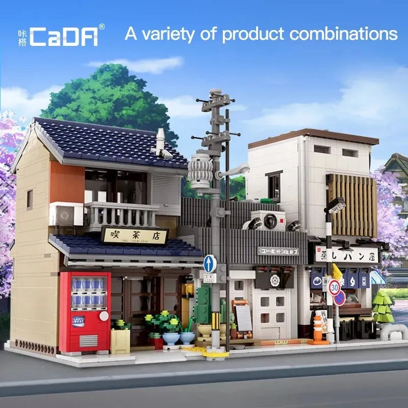 Building Blocks Creator Expert Japanese House Tea Store Shop Bricks Toy Construction Set Toys - 4