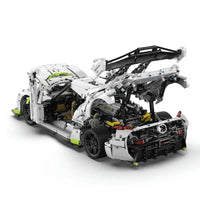 Thumbnail for Building Blocks Tech MOC Fantasma Supercar Racing Sports Car Bricks Toy - 5