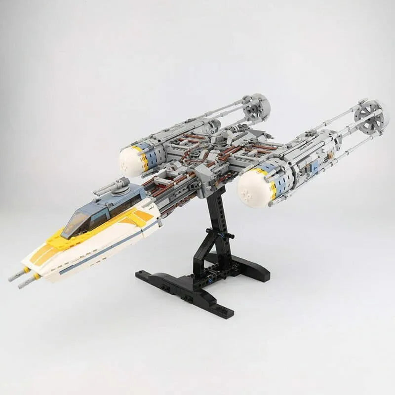 Building Blocks Star Wars MOC The Y - Wing Attack Starfighter Bricks Toys - 7