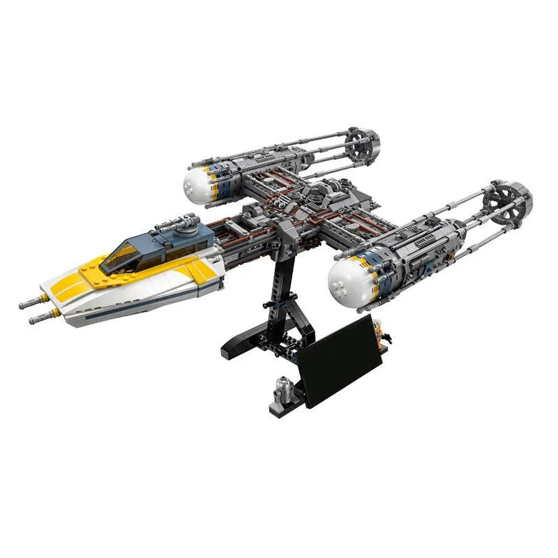 Building Blocks Star Wars MOC The Y - Wing Attack Starfighter Bricks Toys - 3